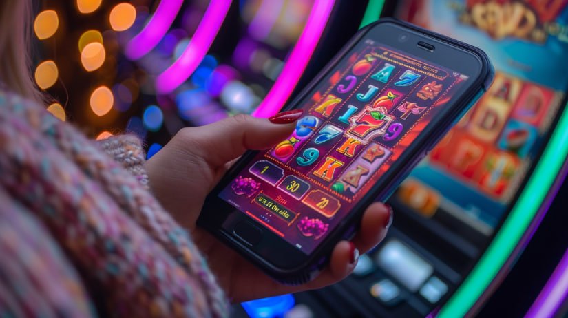 Tampilan slot online dengan tema klasik buah